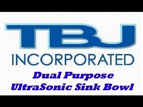 TBJ's Dual Purpose UltraSonic Sink Bowl
