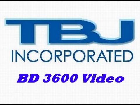 TBJ's BD 3600 Video