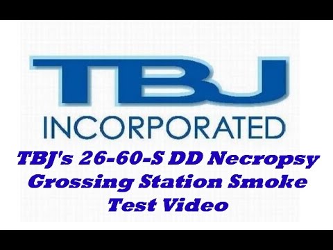 26 60 S DD Necropsy Grossing Station Smoke Test